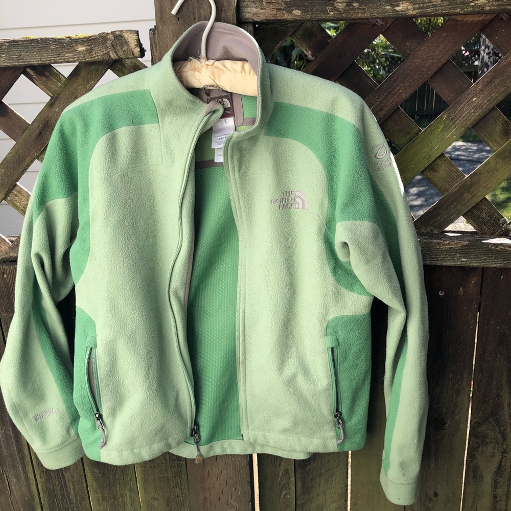 The North Face | Green fleece light jacket